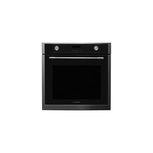 Духовой шкаф Hyundai HEO 6772 IX, черный фото 1