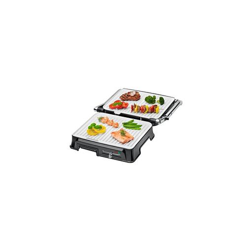 Электрогриль CLATRONIC KG 3571, серебристый и черный [263657] фото 1