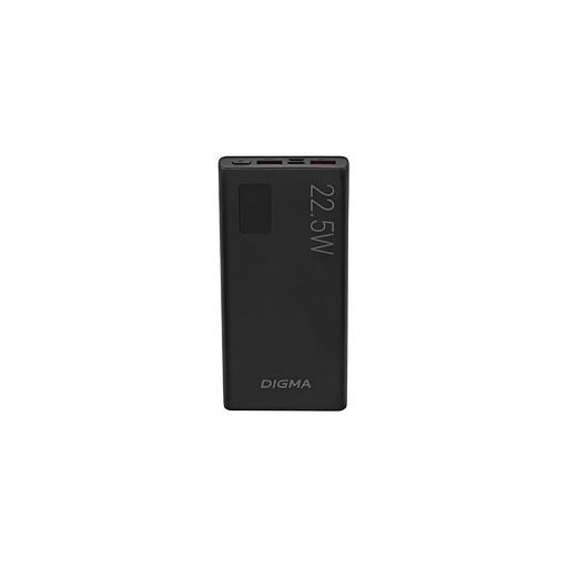 Внешний аккумулятор (Power Bank) Digma DGPF10A, 10000мAч, черный [dgpf10a22pbk] фото 1