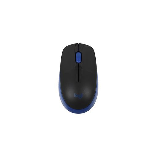 Мышь беспроводная Logitech M190, радио, оптическая, USB, 1000dpi, черный и синий [910-005907] фото 1