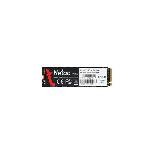 SSD накопитель NETAC N930E Pro NT01N930E-128G-E4X 128ГБ, M.2 2280, PCIe 3.0 x4, NVMe, M.2, rtl фото 1
