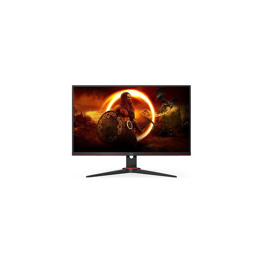 27" Монитор AOC Q27G2E, 2560x1440, VA, 155Гц, 2хHDMI, 1хDP, черный/красный фото 1