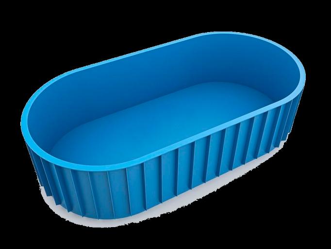 Овальный бассейн под каркас фото 1