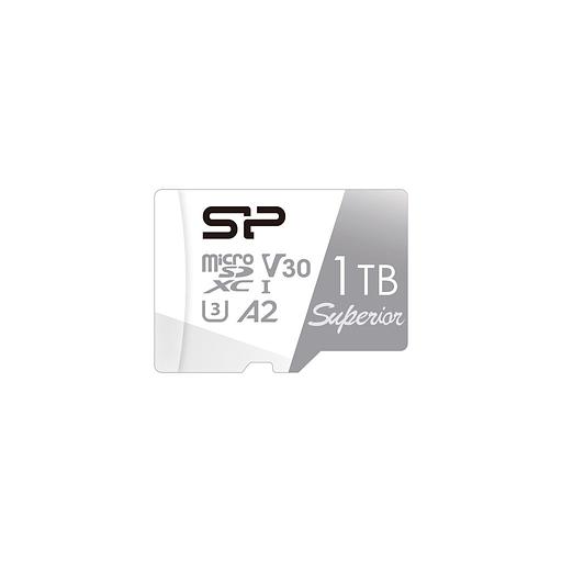 Карта памяти microSDXC UHS-I U3 Silicon Power Superior 1024 ГБ, 100 МБ/с, Class 10, SP001TBSTXDA2V20, 1 шт., без адаптера фото 1