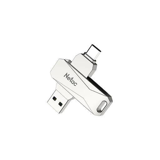 Флешка USB NETAC U782C 256ГБ, USB3.0, серебристый [nt03u782c-256g-30pn] фото 1