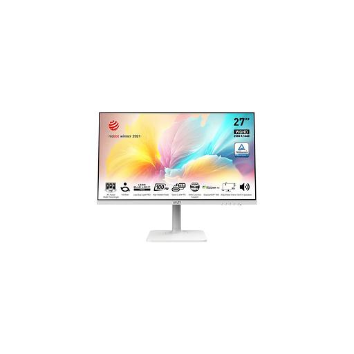 27" Монитор MSI Modern MD272QXPW, 2560x1440, IPS, 100Гц, 1хHDMI, 1хDP, белый [9s6-3pb19h-225(299)] фото 1