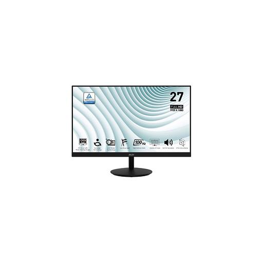 27" Монитор MSI Pro MP271A, 1920x1080, IPS, 100Гц, 1хHDMI, 1хDP, черный [9s6-3pa2ct-085] фото 1