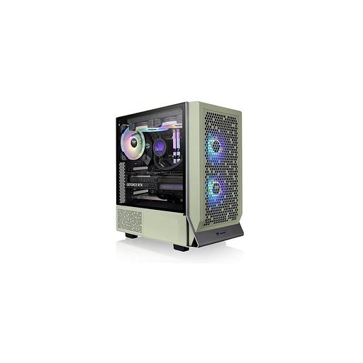 Корпус ATX Thermaltake Ceres 300 TG ARGB Matcha, Midi-Tower, без БП, зеленый [ca-1y2-00mewn-00] фото 1