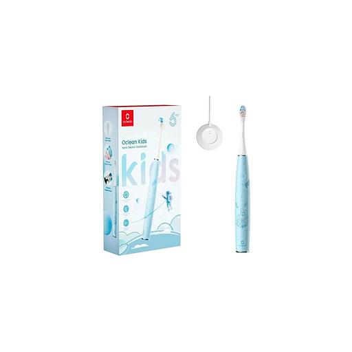 Электрическая зубная щетка OCLEAN Kids Oclean Air 2, насадки для щётки: 2 шт, цвет: голубой [c01000567] фото 1