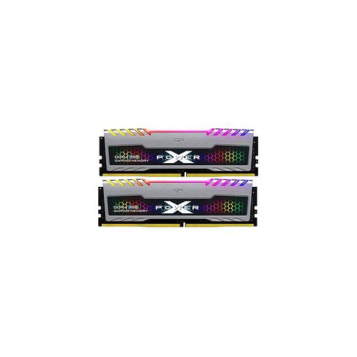 Оперативная память Silicon Power Xpower Turbine SP016GXLZU320BDB DDR4 - 2x 8ГБ 3200МГц, DIMM, Ret фото 1