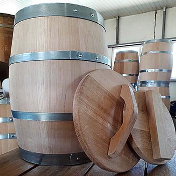 Дубовая бочка для солений 50 литров фото 1