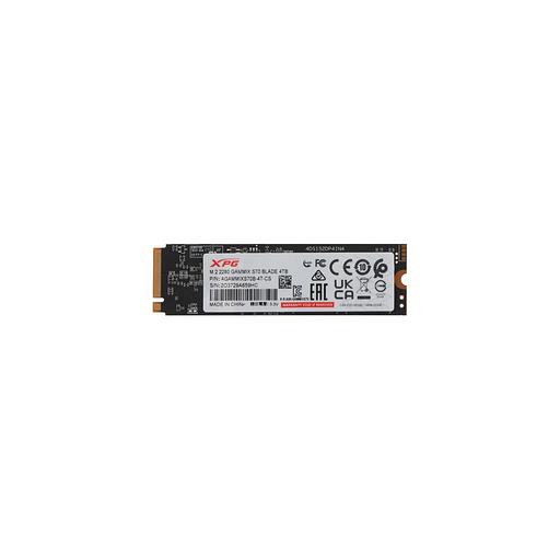 SSD накопитель A-Data XPG Gammix S70 Blade AGAMMIXS70B-4T-CS 4ТБ, M.2 2280, PCIe 4.0 x4, NVMe, M.2 фото 1