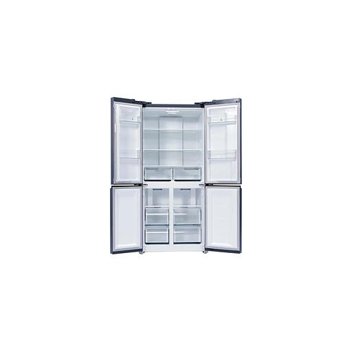 Холодильник трехкамерный LEX LCD450BMID Side by Side, инверторный синий металлик/черный фото 1