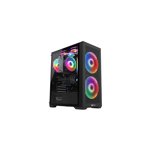 Корпус ATX Formula Air Power G5 DUO, Midi-Tower, без БП, черный фото 1