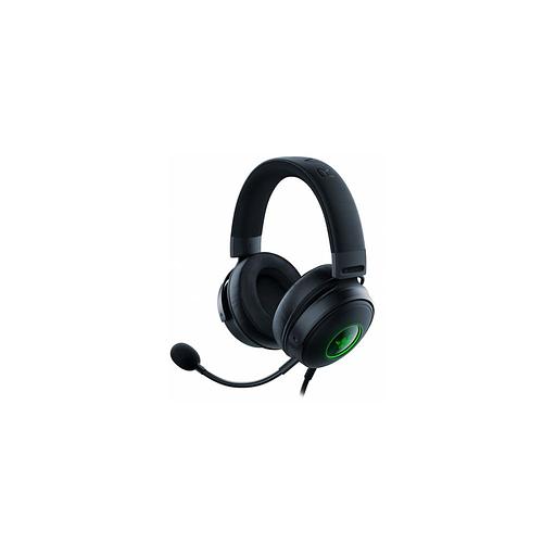 Гарнитура игровая Razer Kraken V3, для компьютера и игровых консолей, мониторные, проводные, черный [rz04-03770200-r3m1] фото 1