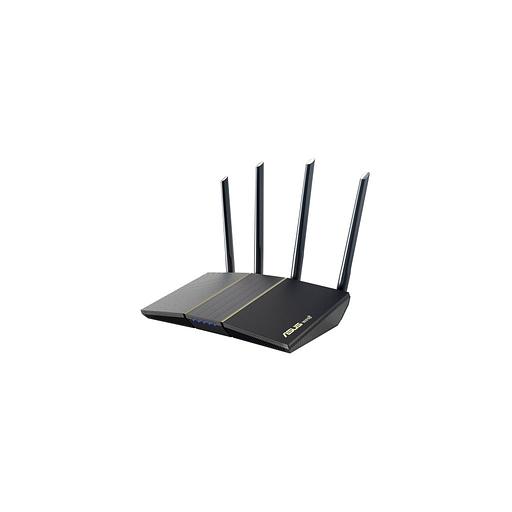 Wi-Fi роутер ASUS RT-AX57, Wi-Fi 6, AX3000, 2.4/5ГГц, 4 LAN, черный фото 1