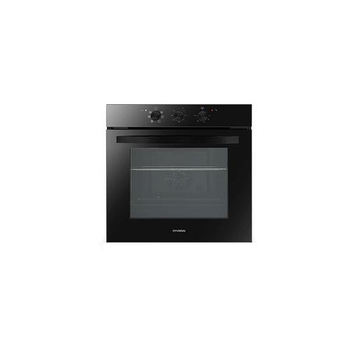 Духовой шкаф Hyundai HEO 6634 BG, черное стекло/черный фото 1