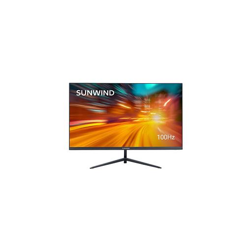 23.8" Монитор SunWind SM-24FV222, 1920x1080, VA, 100Гц, 1хHDMI, черный [sm24vb01] фото 1