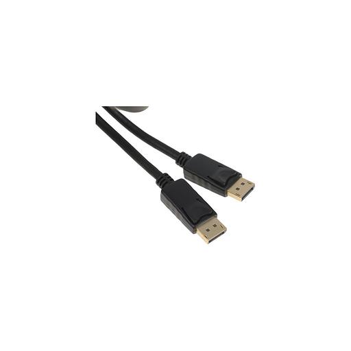 Кабель Display Port V1.1, DisplayPort (m) (прямой) - DisplayPort (m) (прямой), GOLD, 2м, черный фото 1
