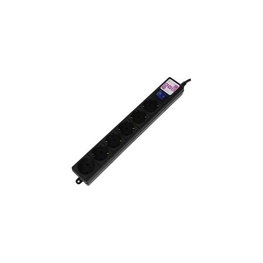 Сетевой фильтр PowerCube SPG6-B1,9M, 1.9м, черный фото 1