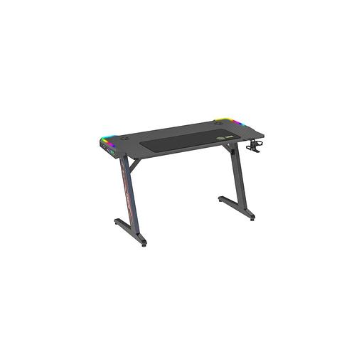 Стол игровой Cactus CS-GTZ-BK-RGB, ДСП, черный фото 1