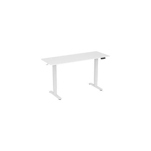 Стол компьютерный Cactus CS-EDL-WWT, с регулировкой высоты, ДСП, белый фото 1