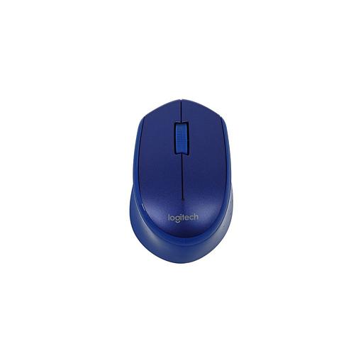 Мышь беспроводная Logitech M330 Silent Plus, радио, оптическая, USB, 1000dpi, синий [910-004925] фото 1