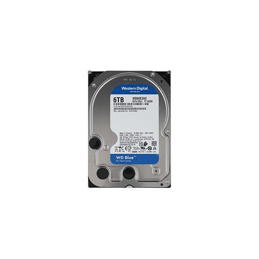 Жесткий диск WD Blue WD60EZAX, 6ТБ, HDD, SATA III, 3.5" фото 1