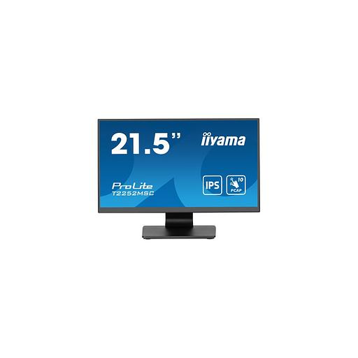 21.5" Монитор Iiyama ProLite T2252MSC-B2, 1920x1080, IPS, 1хHDMI, 1хDP, черный фото 1