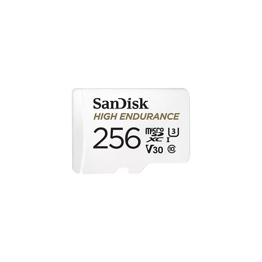 Карта памяти microSDXC UHS-I U3 Sandisk High Endurance 256 ГБ, 100 МБ/с, Class 10, SDSQQNR-256G-GN6IA, 1 шт., переходник SD фото 1