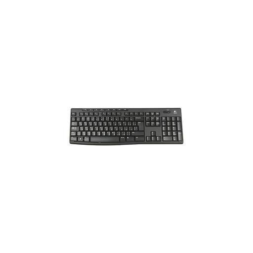 Клавиатура Logitech K270, USB, Радиоканал, с гравировкой, черный + белый [920-003058] фото 1