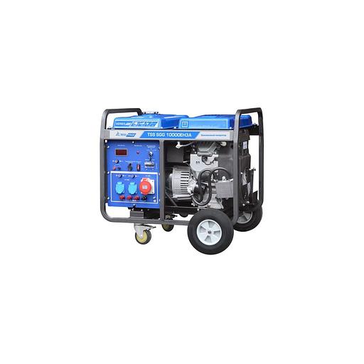 Бензиновый генератор ТСС SGG 10000EH3A, 380/220/12 В, 11кВт, на колёсах с АКБ [190010] фото 1