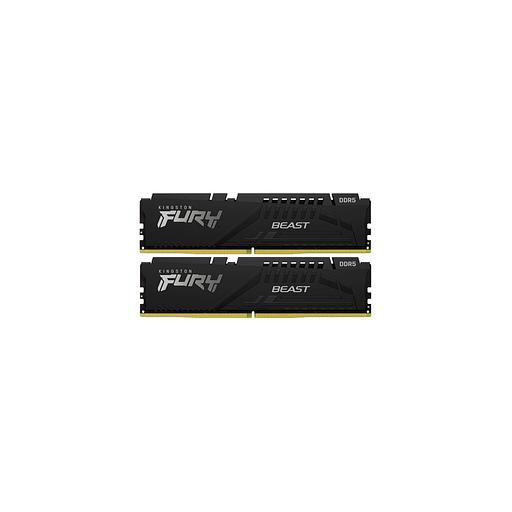 Оперативная память Kingston Fury Beast KF560C40BBK2-16 DDR5 - 2x 8ГБ 6000МГц, DIMM, Ret фото 1