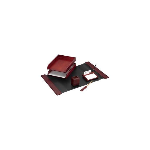 Настольный набор Good Sunrise M5C-10A, ЛЮКС, 5 предметов, черный/коричневый фото 1