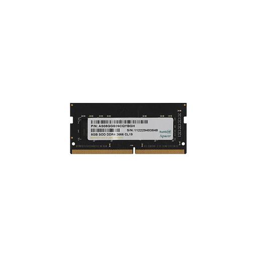 Оперативная память Apacer AS08GGB26CQYBGH DDR4 - 1x 8ГБ 2666МГц, для ноутбуков (SO-DIMM), OEM фото 1