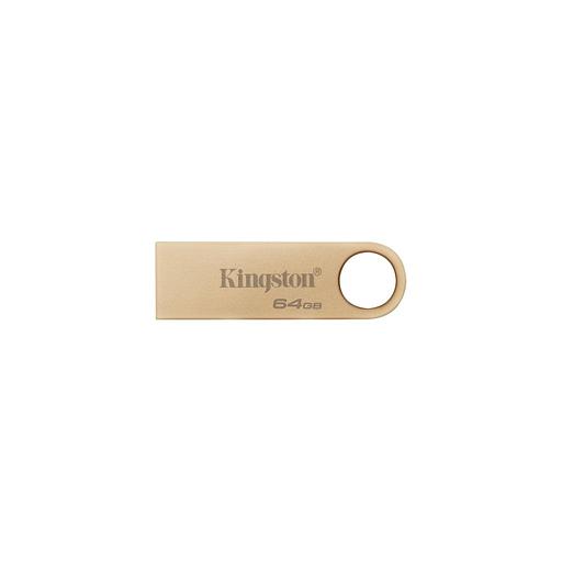 Флешка USB Kingston DataTraveler SE9 64ГБ, USB3.0, золотистый [dtse9g3/64gb] фото 1