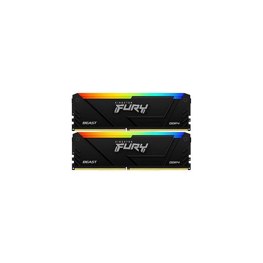 Оперативная память Kingston Fury Beast KF432C16BB2AK2/32 DDR4 - 2x 16ГБ 3200МГц, DIMM, Ret фото 1