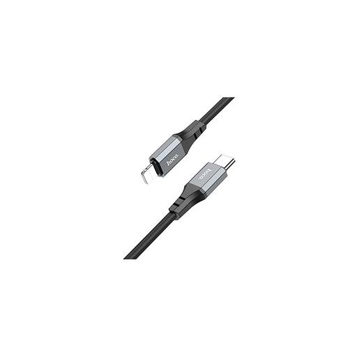 Кабель Hoco X86 iP Spear PD, Lightning (m) - USB Type-C (m), 1м, черный фото 1