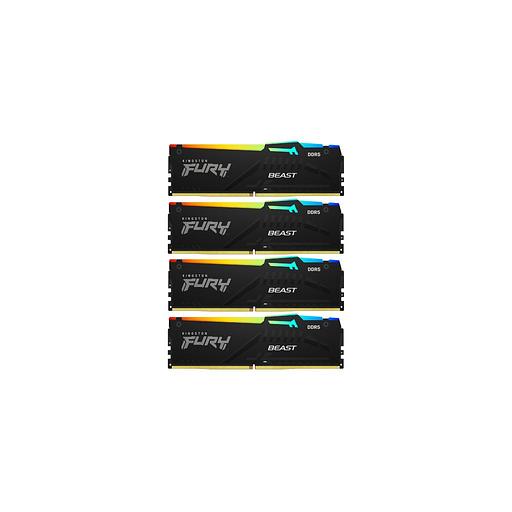 Оперативная память Kingston Fury Beast KF560C40BBAK4-64 DDR5 - 4x 16ГБ 6000МГц, DIMM, Ret фото 1