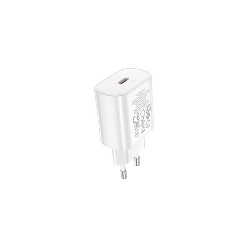 Сетевое зарядное устройство Hoco N22, USB-C, 25Вт, белый фото 1