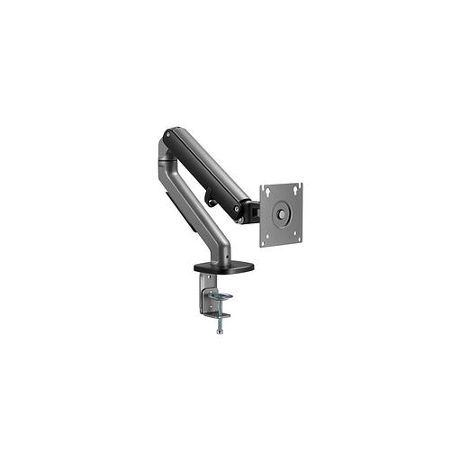 Кронштейн для мониторов ULTRAMOUNTS UM734BL, до 27", до 7кг, крепление к столешнице, поворот и наклон, серый / черный фото 1