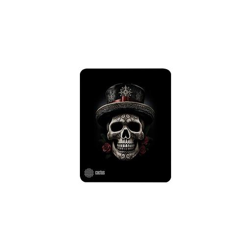 Коврик для мыши Cactus Scull рисунок, ткань, 250х200х3мм [cs-mp-d05s] фото 1