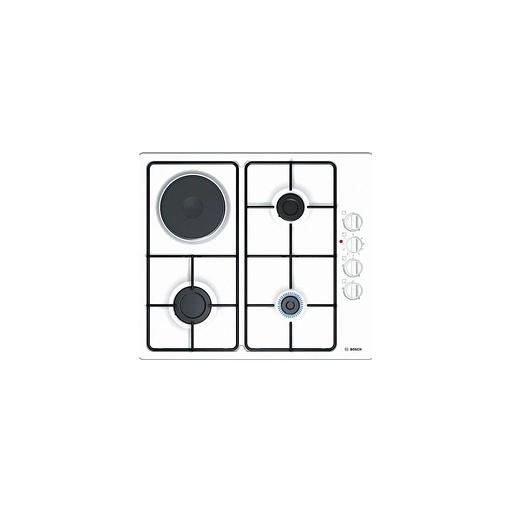Комбинированная варочная панель Bosch PBY6C2B82Q, 4 конфорки, эмаль, белый фото 1