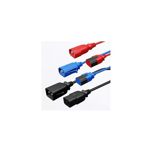 Кабель RakTek P-Lock (RTPCL192010R) C19-C20 проводник.:3x2.5мм2 1м красный фото 1