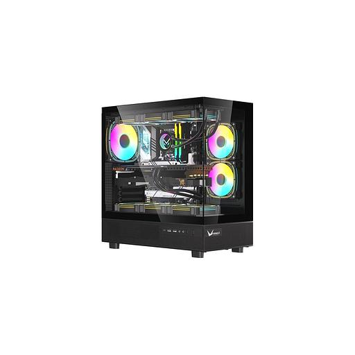 Корпус ATX Formula Crystal Z8 Cosmic, Midi-Tower, без БП, черный [crystal z8 b cos] фото 1