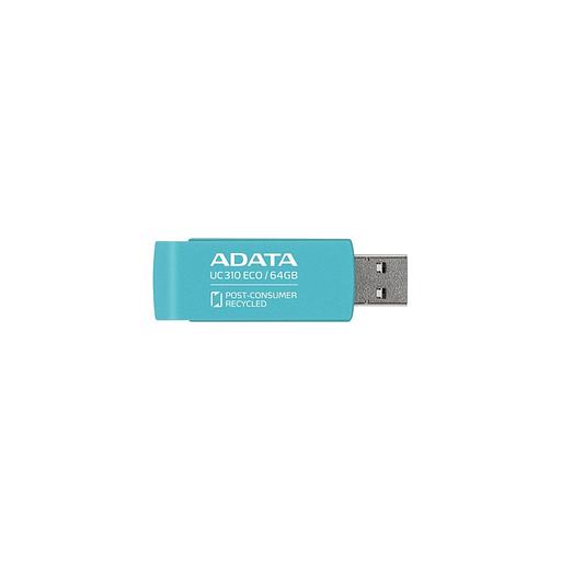 Флешка USB A-Data UC310E 64ГБ, USB3.2, зеленый [uc310e-64g-rgn] фото 1