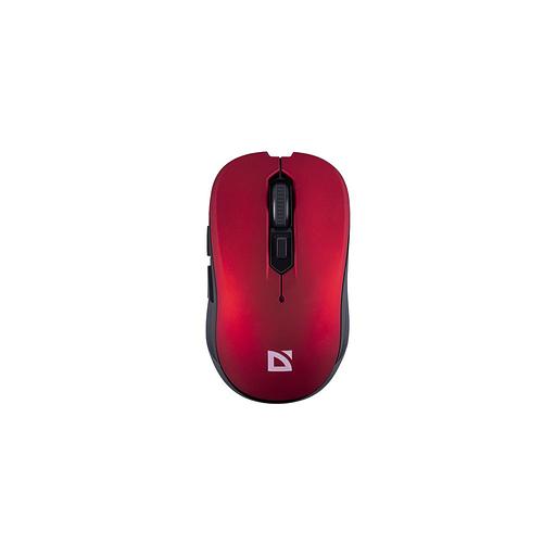 Мышь беспроводная Defender Gassa MM-105, радио, оптическая, USB, 1600dpi, красный [52103] фото 1