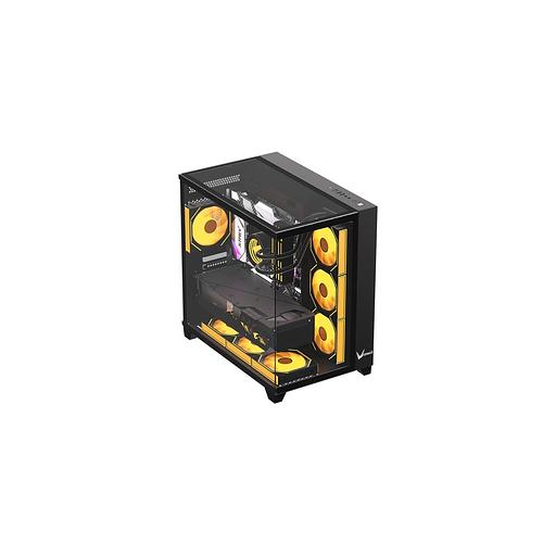 Корпус ATX Formula Crystal Z9 FLOE, Midi-Tower, без БП, черный [crystal z9 floe b] фото 1