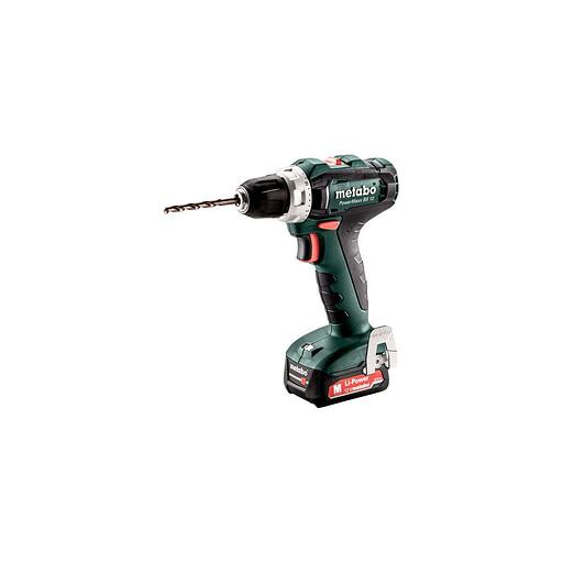 Дрель-шуруповерт METABO PowerMaxx BS 12, 2Ач, с двумя аккумуляторами [601036500] фото 1