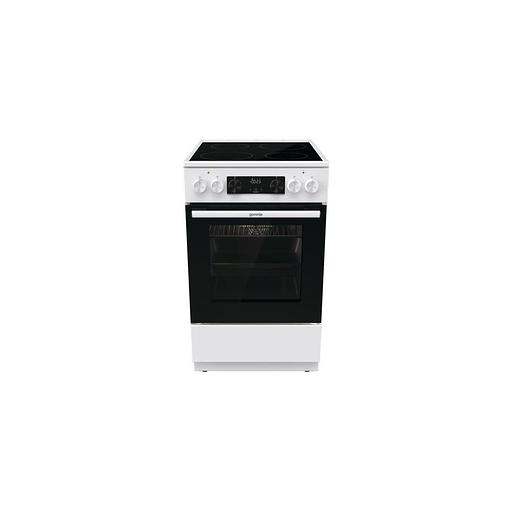 Электрическая плита Gorenje GEC5C61WG, стеклокерамика, без крышки, белый фото 1